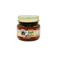 Load image into Gallery viewer, A jar of Louisburg Cider Mill Old Fashioned Apple Butter with a gold metal lid and a red and beige label, shown on a plain white background.